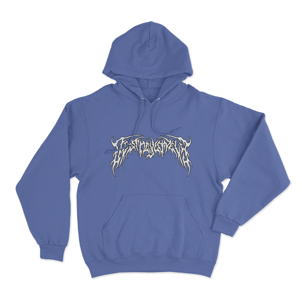 Destroy Lonely Death Metal Logo Unisex Hoodie Blue Destroy Lonely Death Metal Logo Unisex Hoodie Blue